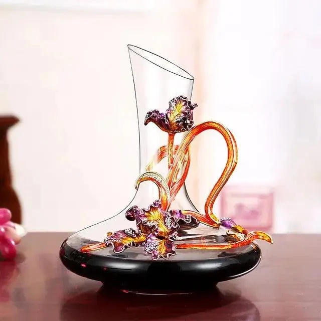 Hand-blown-and-painted-goblet-and-decanter-Exclusive-to-Decorfaure-Decorfaure-1685702254 Hand Blown And Painted Goblet And Decanter Exclusive To Decorfaure Decorfaure 1685702254