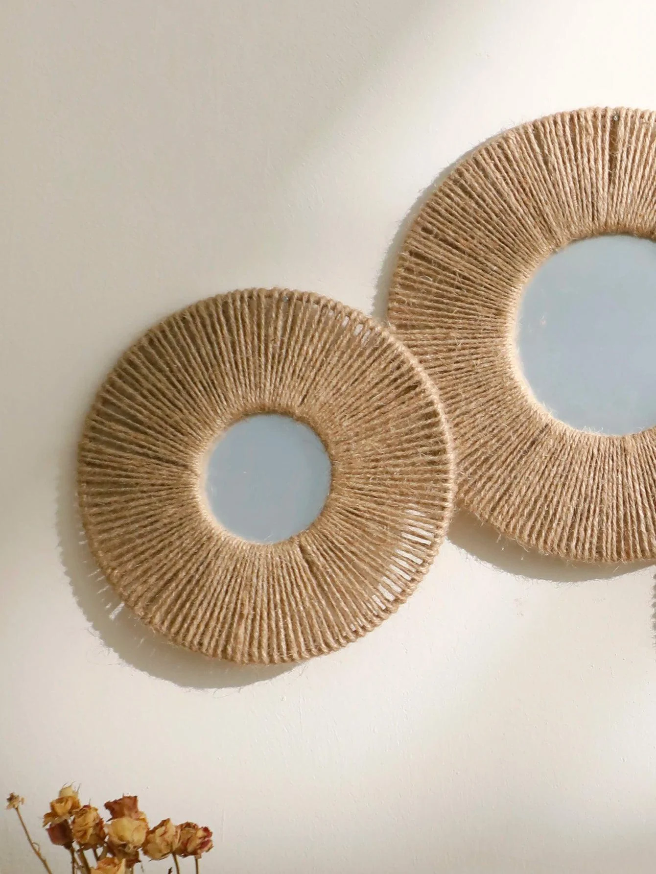 HandWovenWallMirror-Homeko3 Hand Woven Wall Mirror - Homeko