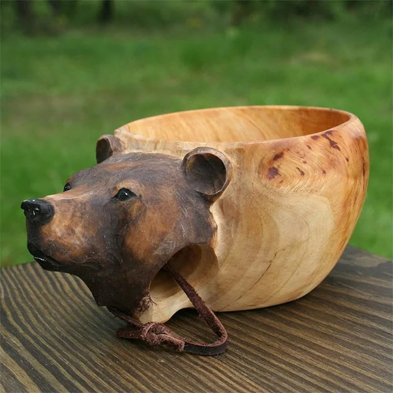 Hand_Carved_Animals_Head_Wooden_Mug_Cup_-_-_tag1_-4266981 Hand Carved Animals Head Wooden Mug Cup - - #tag1#