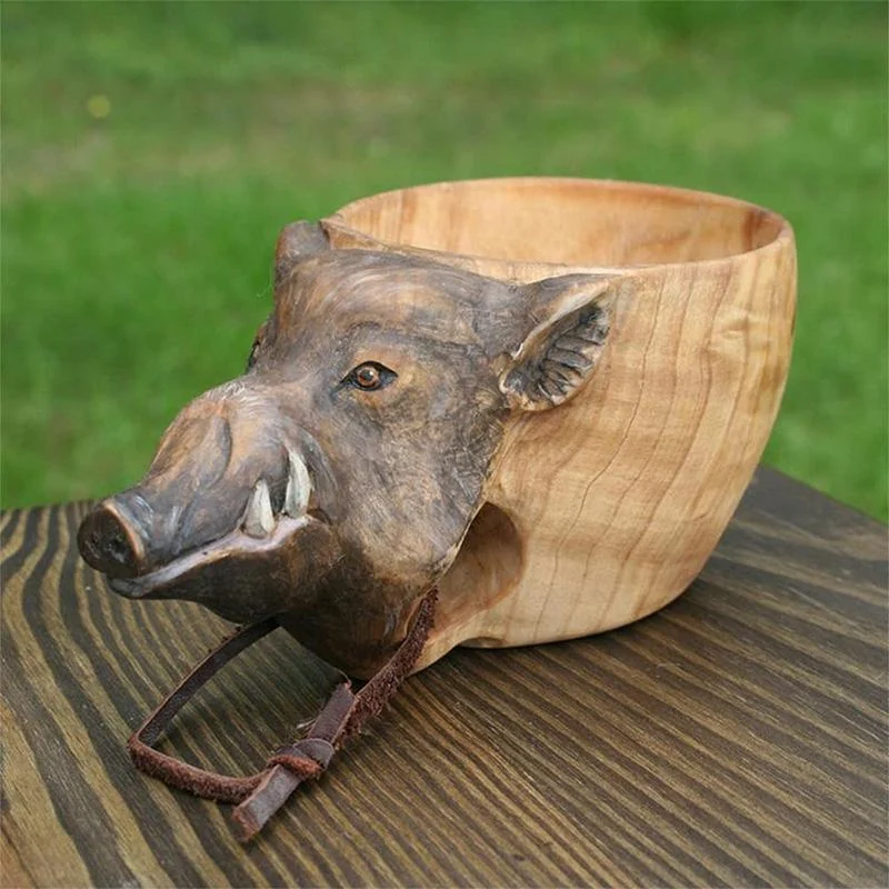 Hand_Carved_Animals_Head_Wooden_Mug_Cup_-_-_tag1_-4266984 Hand Carved Animals Head Wooden Mug Cup - - #tag1#