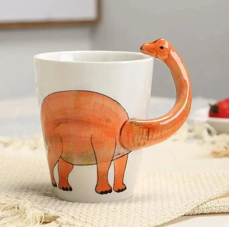 Hand_Painted_Ceramic_Dinosaur_Mug_-_-_tag1_-4267068 Hand Painted Ceramic Dinosaur Mug - - #tag1#