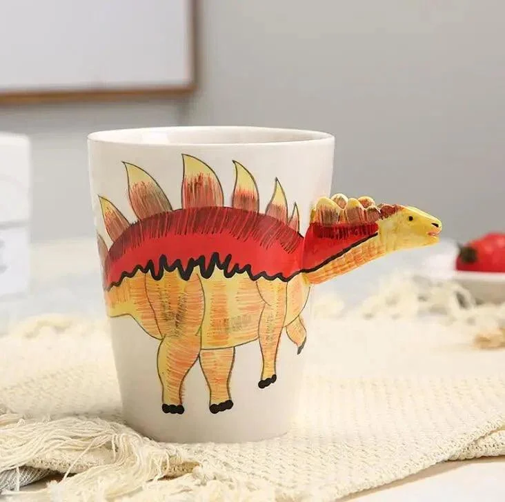 Hand_Painted_Ceramic_Dinosaur_Mug_-_-_tag1_-4267080 Hand Painted Ceramic Dinosaur Mug - - #tag1#