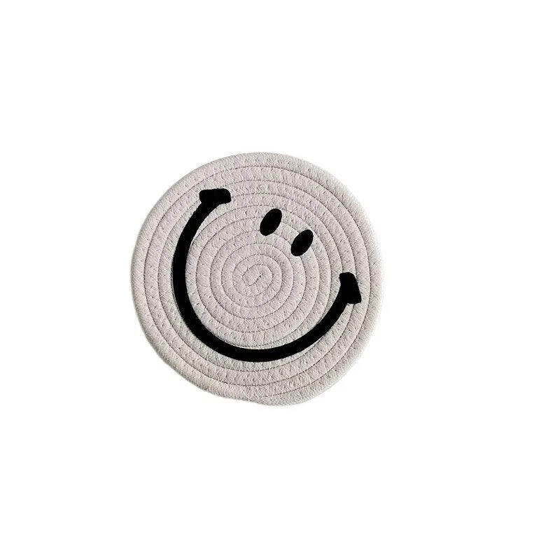 Hand_Tufted_Plush_Retro_Style_Flower_Coaster_-_-_tag1_-4267147 Hand Tufted Plush Retro Style Flower Coaster - - #tag1#