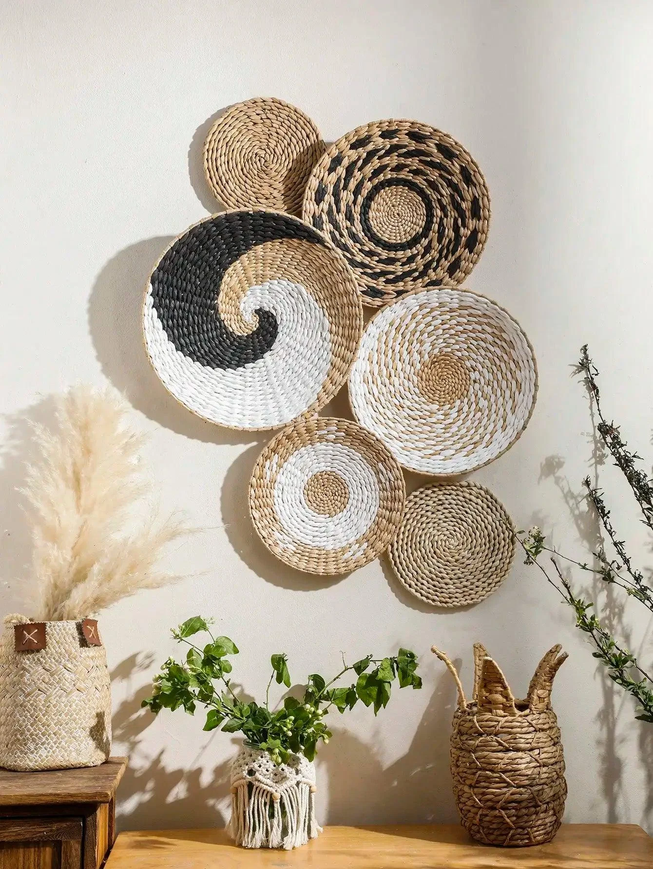 Hand_Woven_Basket_Wall_Decor_-_-_tag1_-4267213 Hand Woven Basket Wall Decor - - #tag1#