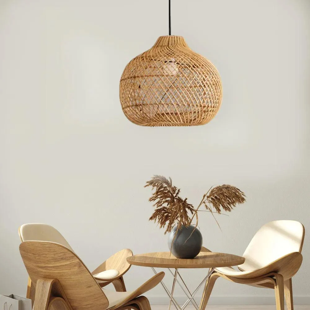 HandmadeWickerBasketRattanPendantLight_8 Handmadewickerbasketrattanpendantlight 8