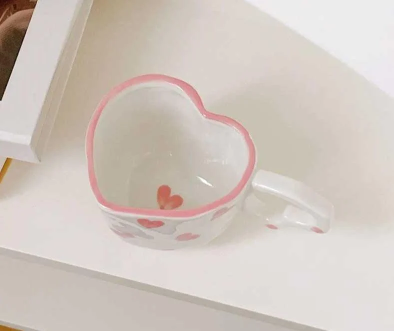 Handmade_Ceramic_Heart_Shaped_Mug_-_-4199905 Handmade Ceramic Heart Shaped Mug -