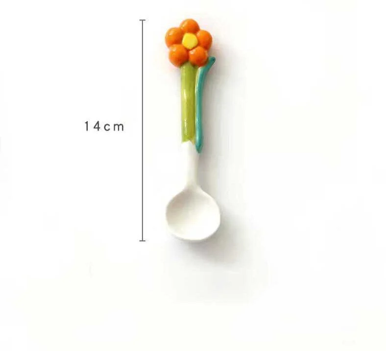 Handmade_Ceramic_Tulip_Mug_with_Floral_Spoon_-_-4199967 Handmade Ceramic Tulip Mug with Floral Spoon -
