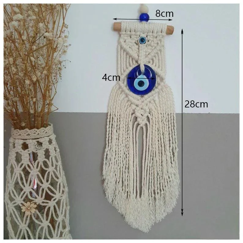Handmade Evil Eye Wall Hanging - - #tag1#