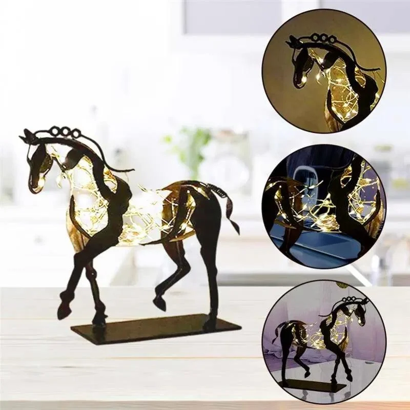 Handmade_Modern_Horse_Sculpture_with_String_Lights_-_-4200356 Handmade Modern Horse Sculpture with String Lights -