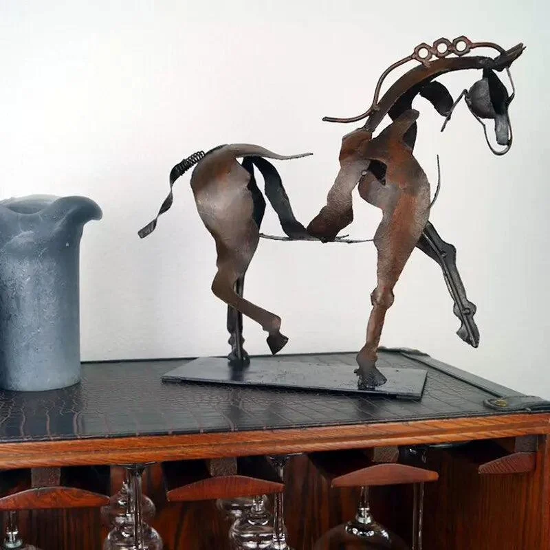 Handmade_Modern_Horse_Sculpture_with_String_Lights_-_-4200363 Handmade Modern Horse Sculpture with String Lights -