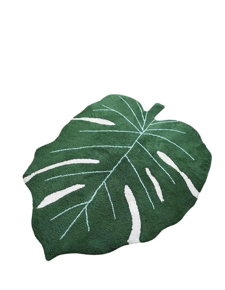 Handmade_Tufted_Variegated_Monstera_Rug_-_-4200620 Handmade Tufted Variegated Monstera Rug -