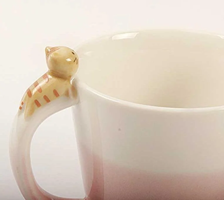 Handpainted_Ceramic_Cat_Lover_Mug_-_-4200833 Handpainted Ceramic Cat Lover Mug -