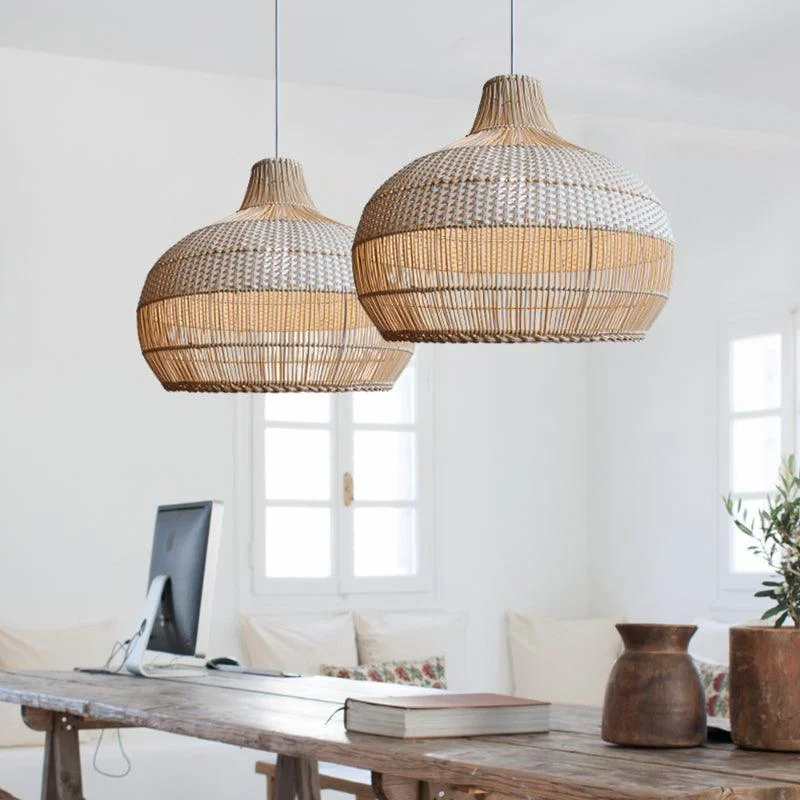 HandwovenRattanKitchenIslandPendantLightingWickerLampShade-Homdiy_12 Handwovenrattankitchenislandpendantlightingwickerlampshade Homdiy 12