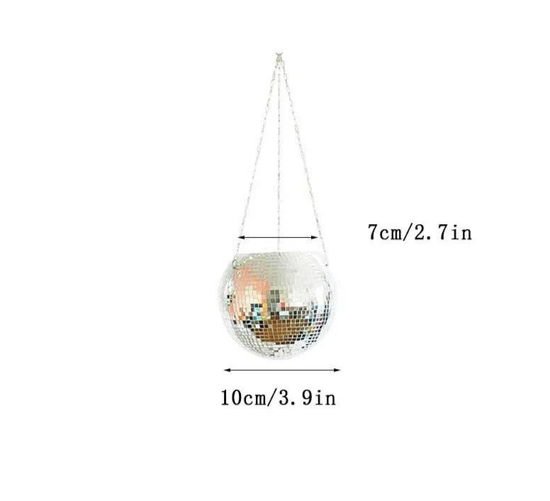Hanging_Glass_Disco_Ball_Mirror_Vase_Planter_-_-4201250 Hanging Glass Disco Ball Mirror Vase Planter -