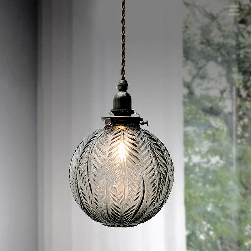 Hanging lamp - ColonialGlow - 1-Cup Glass - Spring design - - #tag1#