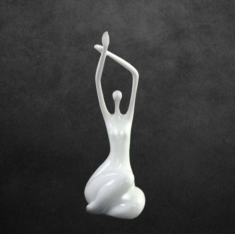 Hb4cd6c6a45f344ba872d5d01a798a394i Yoga Woman Sculpture - ISTANBULLU LTD
