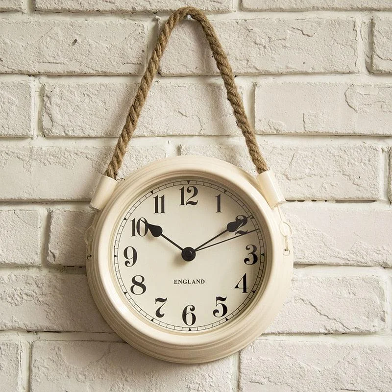 Vintage Metal Wall Clock - ISTANBULLU LTD