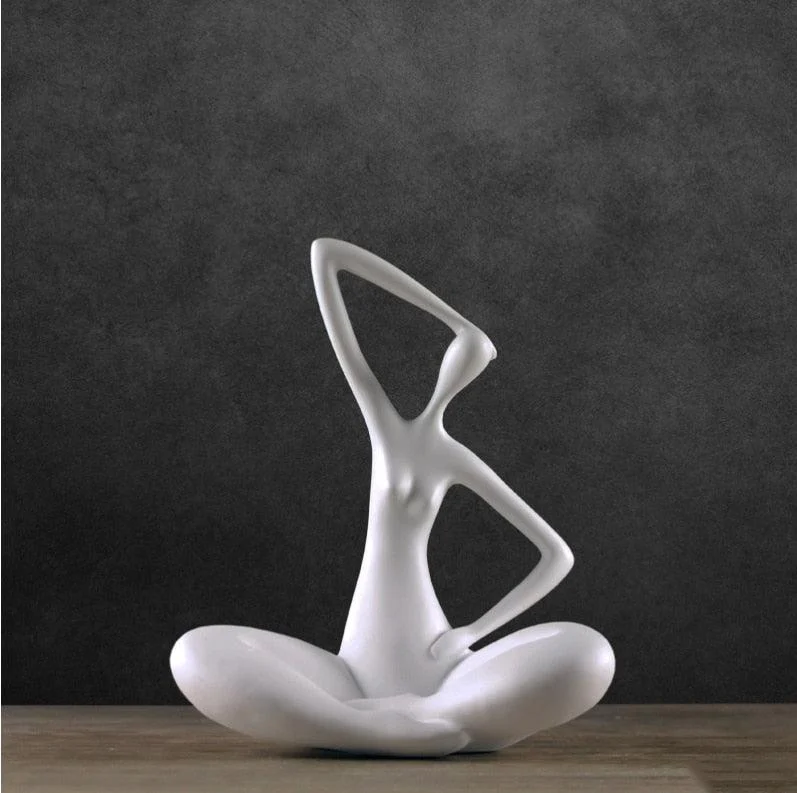 Hbc404001a7d34a29a5d4b9f191ca6ee1q Yoga Woman Sculpture - ISTANBULLU LTD