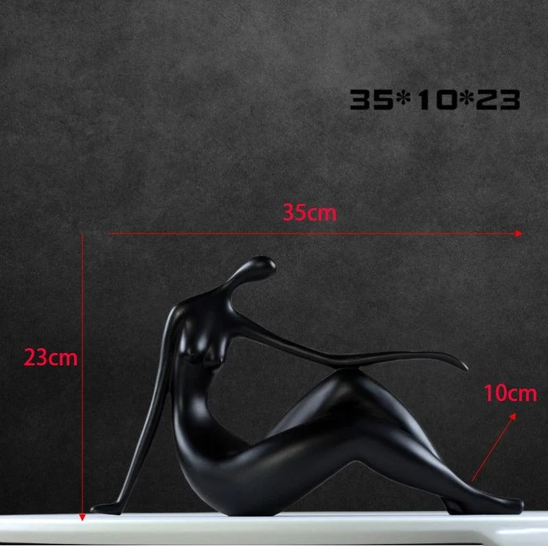 Hc44183504a054c0fbd28999e7f36430aZ Yoga Woman Sculpture - ISTANBULLU LTD