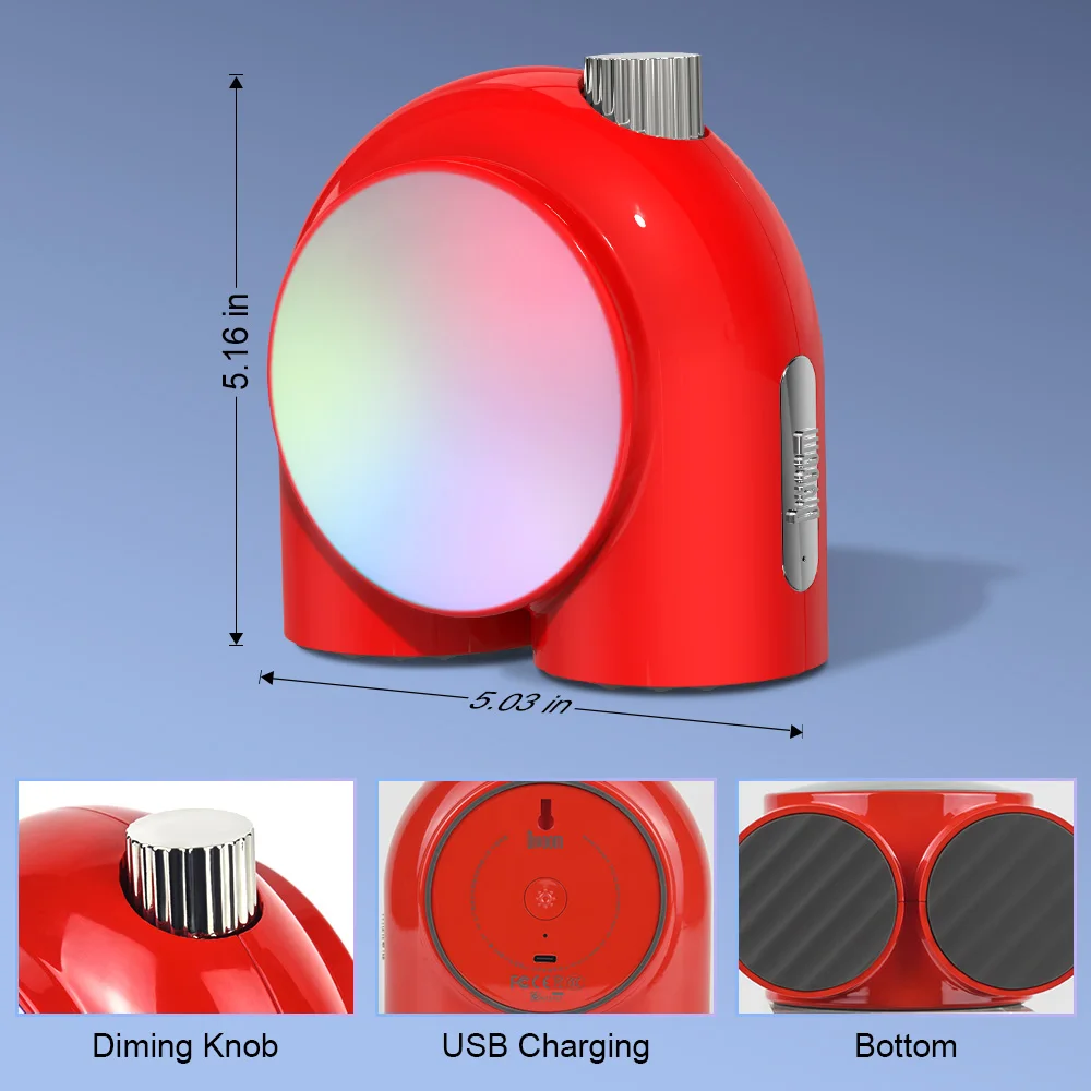 Divoom Planet-9 Decorative RGB LED Bedside Music Lamp