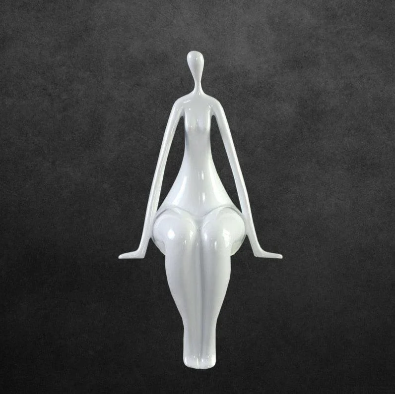 Hc5b16370536a482889c8dd110e221902i Yoga Woman Sculpture - ISTANBULLU LTD