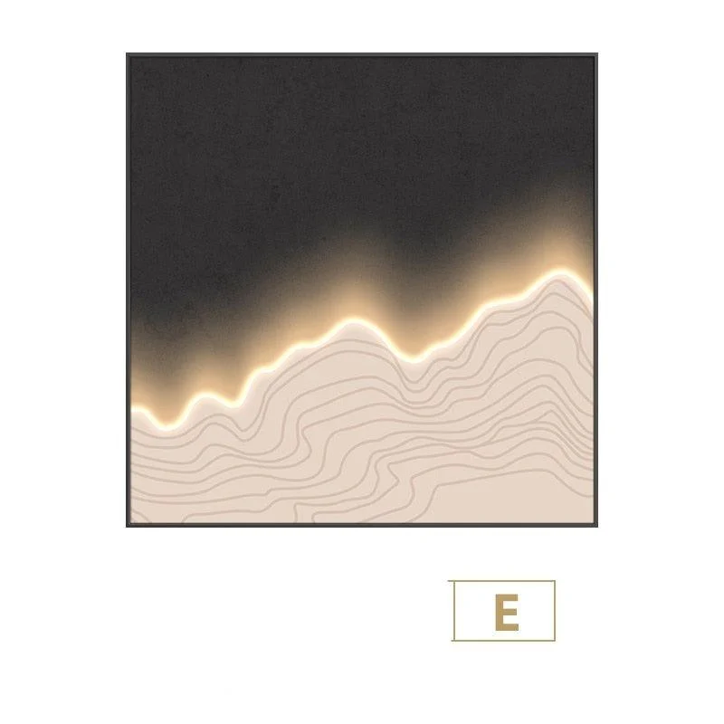 Hdcb07d030acb49eba75af38889cb69f8B Waves Framed LED Wall Art - ISTANBULLU LTD