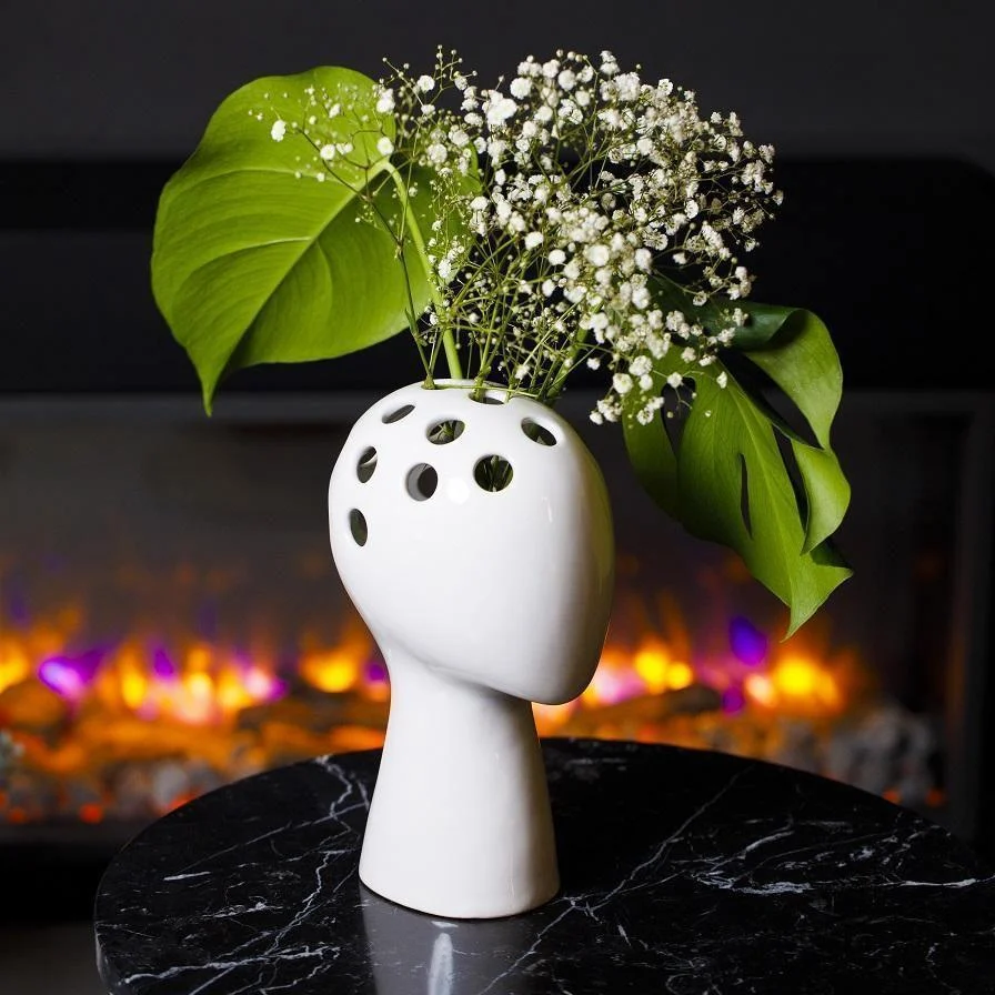Head_Shaped_Flower_Vase_-_-4202030 Head Shaped Flower Vase -
