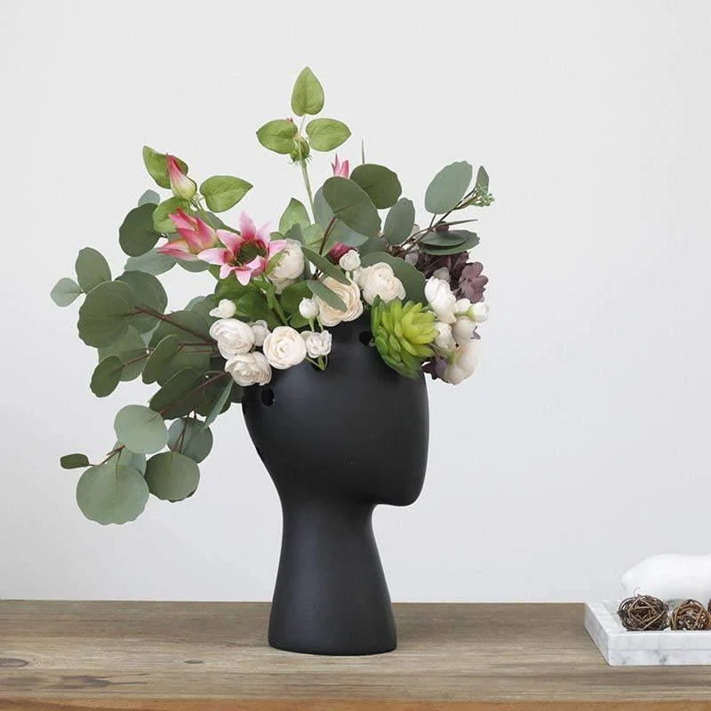 Head_Shaped_Flower_Vase_-_-4202055 Head Shaped Flower Vase -
