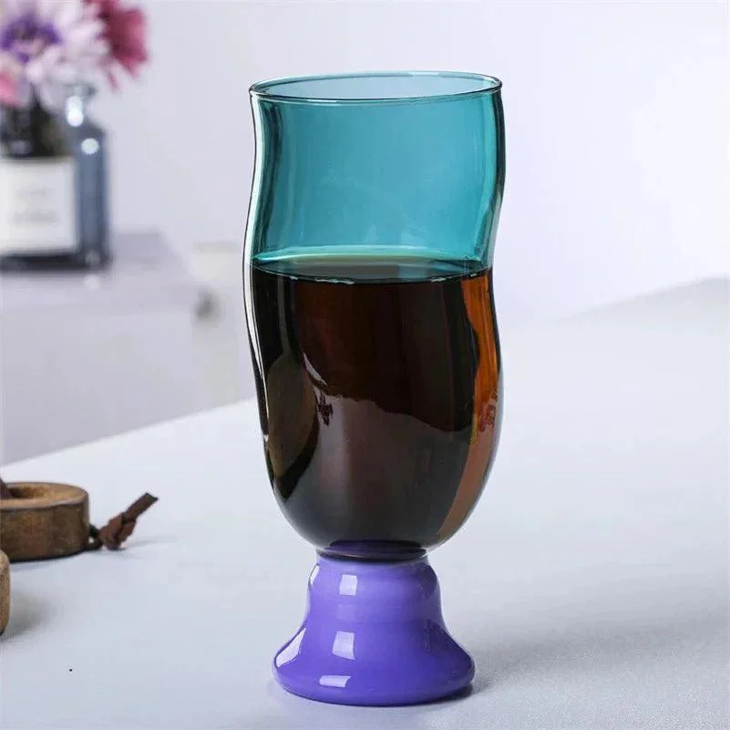 Heat Resistant Coloured Wave Glass - - #tag1#