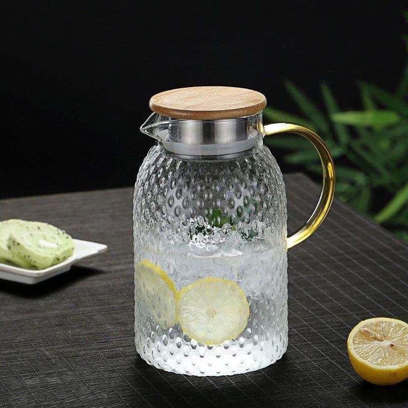 Heatproof_Stippled_Glass_Jug_-_-4202475 Heatproof Stippled Glass Jug -