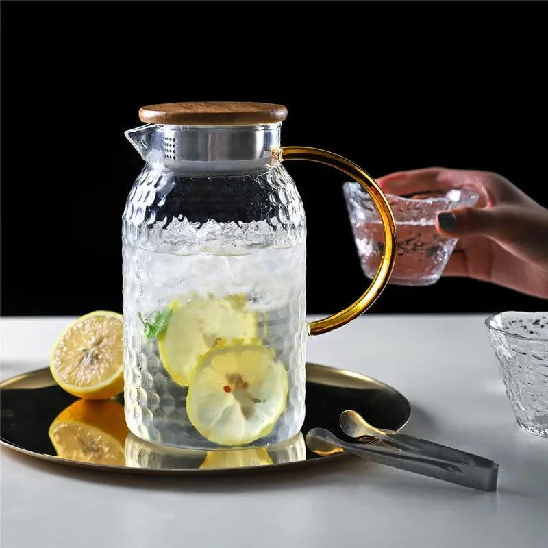 Heatproof_Stippled_Glass_Jug_-_-4202499 Heatproof Stippled Glass Jug -