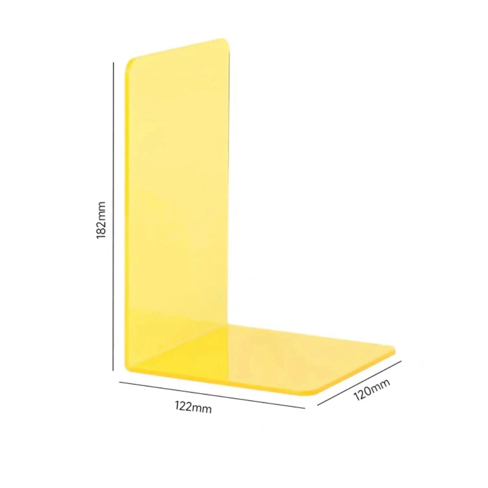 Heavy Duty Acrylic Bookends - - #tag1#