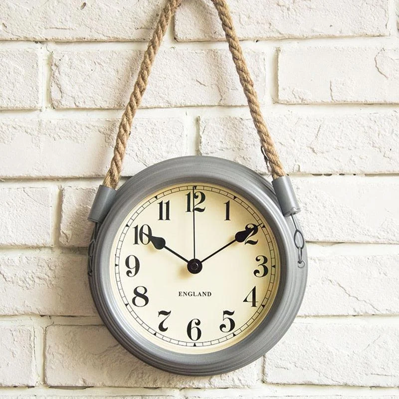 Vintage Metal Wall Clock - ISTANBULLU LTD