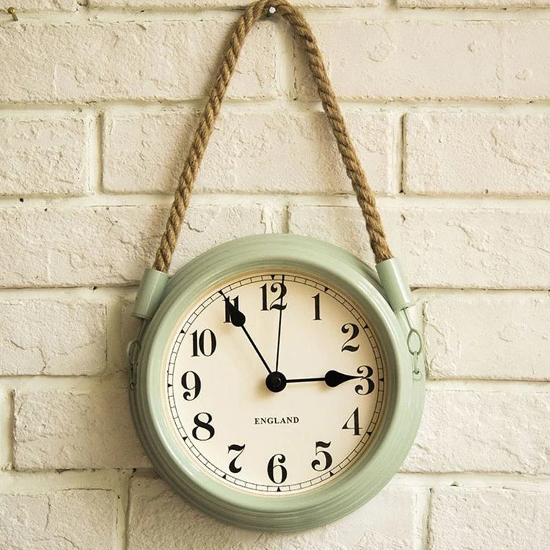Vintage Metal Wall Clock - ISTANBULLU LTD