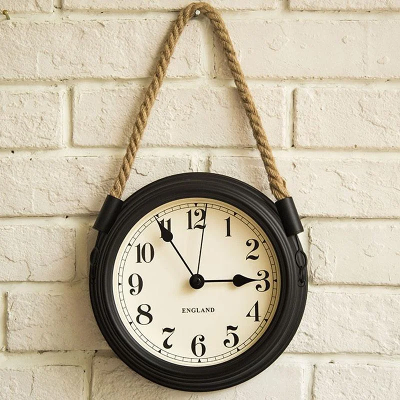 Vintage Metal Wall Clock - ISTANBULLU LTD
