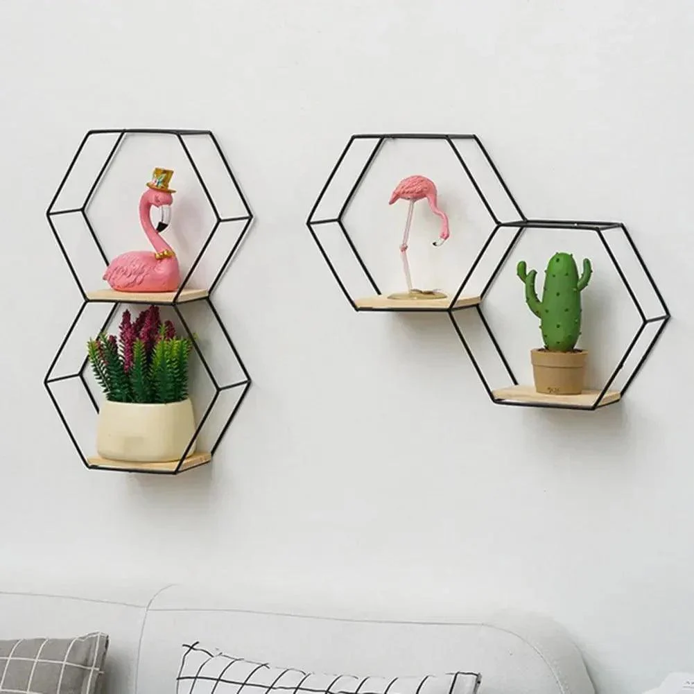 Hexagon_Shaped_Floating_Wall_Shelves_-_-_tag1_-4272623 Hexagon Shaped Floating Wall Shelves - - #tag1#