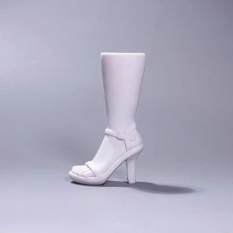 High Boot Shaped Vase -