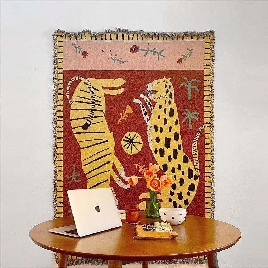 Hippie_Wild_Leopard_Tiger_Blanket_-_-_tag1_-4273320 Hippie Wild Leopard & Tiger Blanket - - #tag1#