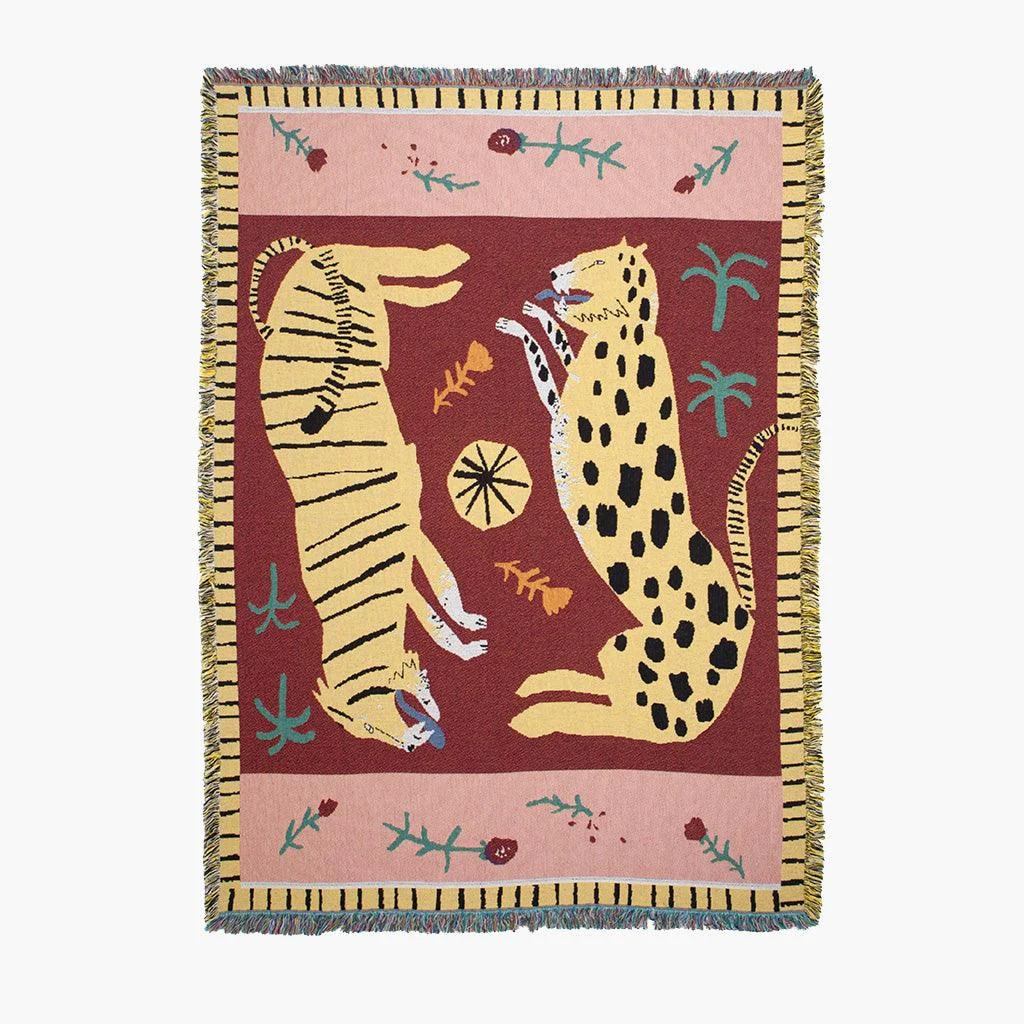 Hippie_Wild_Leopard_Tiger_Blanket_-_-_tag1_-4273328 Hippie Wild Leopard & Tiger Blanket - - #tag1#