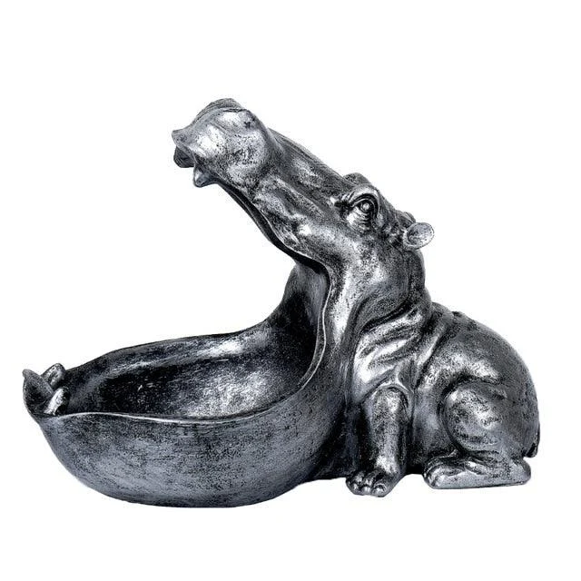 HippoFigurinesStorageBasket-Homeko11 Hippo Figurines Storage Basket - Homeko