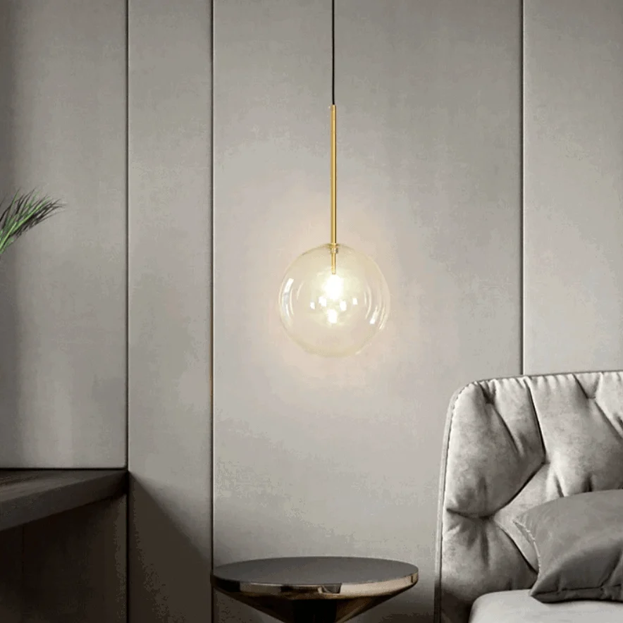 Hollow Glass Pendant -
