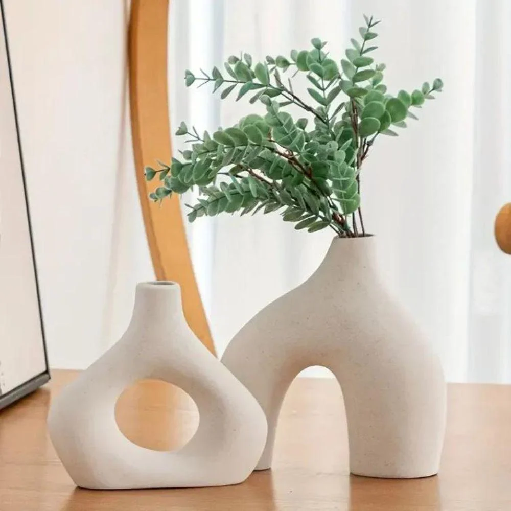 Hollow_ceramic_vase_set_-_-4203402 Hollow ceramic vase set -