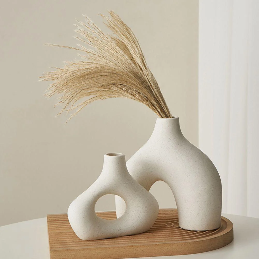 Hollow_ceramic_vase_set_-_-4203408 Hollow ceramic vase set -