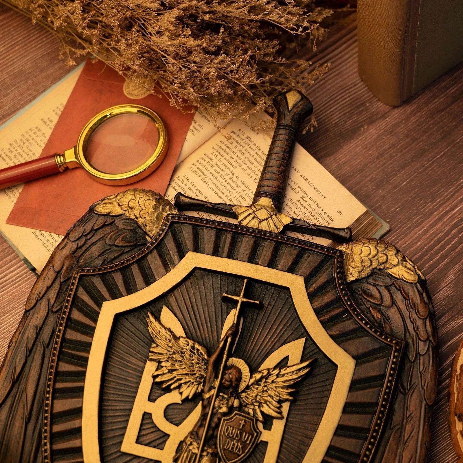 Holy_Sword_Archangel_Michael_Shield_Wood_Carving_-_-4203766 Holy Sword Archangel Michael Shield Wood Carving -