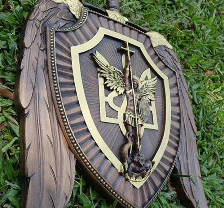 Holy_Sword_Archangel_Michael_Shield_Wood_Carving_-_-4203773 Holy Sword Archangel Michael Shield Wood Carving -