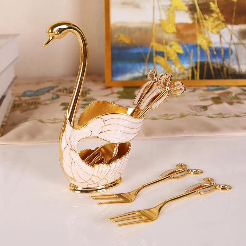 Home_Decoration_Swan_Dessert_Spoon-Fork_Tableware_Set_-_-_tag1_-4273907 Home Decoration Swan Dessert Spoon/Fork Tableware Set - - #tag1#