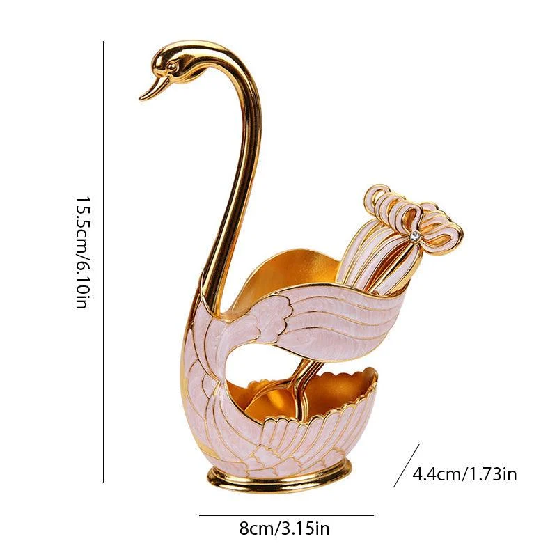 Home_Decoration_Swan_Dessert_Spoon-Fork_Tableware_Set_-_-_tag1_-4273935 Home Decoration Swan Dessert Spoon/Fork Tableware Set - - #tag1#