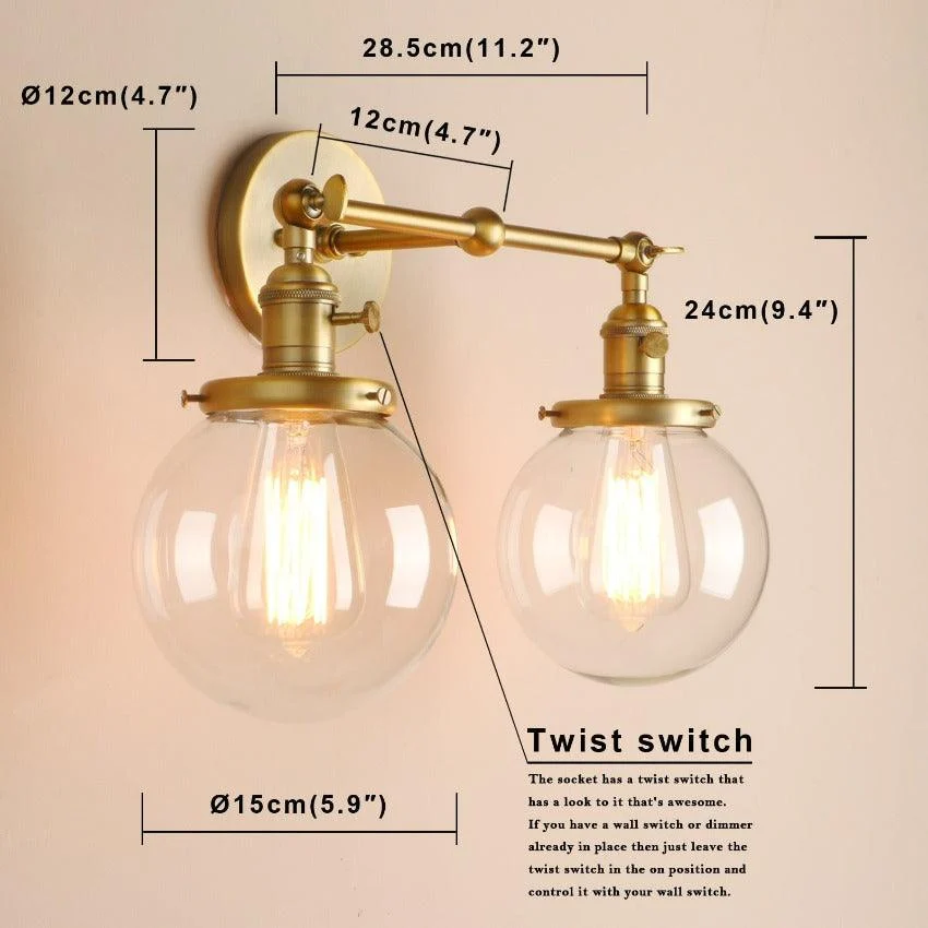 Homeko-Bulb_Radley_Glass_Globe_Wall_Sconce_-_-4295552 Homeko-Bulb Radley Glass Globe Wall Sconce -