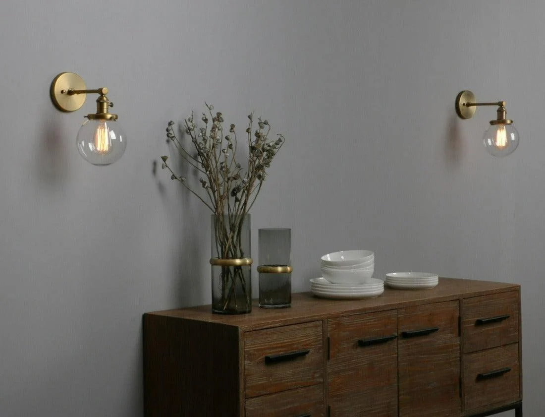 Homeko_-_Glass_Globe_Wall_Sconce_-_-4204357 Homeko - Glass Globe Wall Sconce -