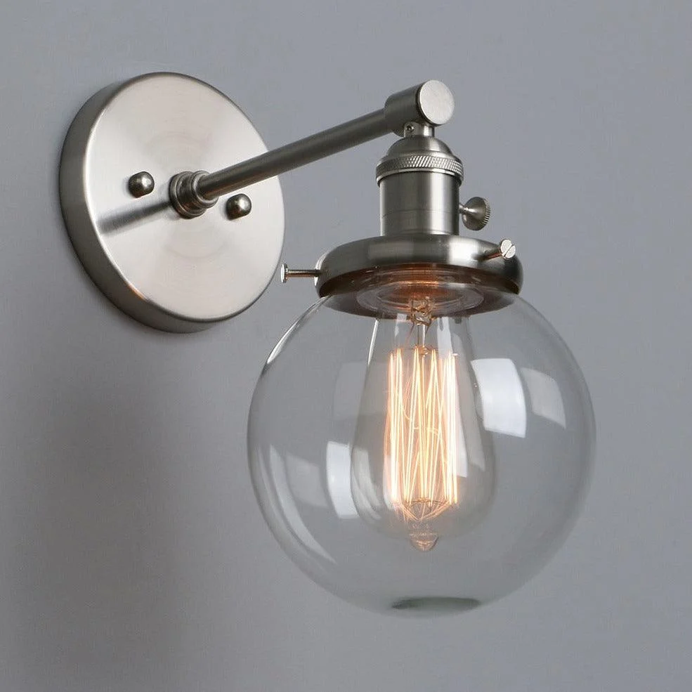 Homeko_-_Glass_Globe_Wall_Sconce_-_-4204363 Homeko - Glass Globe Wall Sconce -